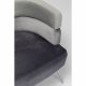 KARE DESIGN Sandwich sofa - gr/slv polyester/stl