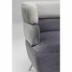 KARE DESIGN Sandwich sofa - gr/slv polyester/stl