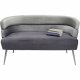 KARE DESIGN Sandwich sofa - gr/slv polyester/stl
