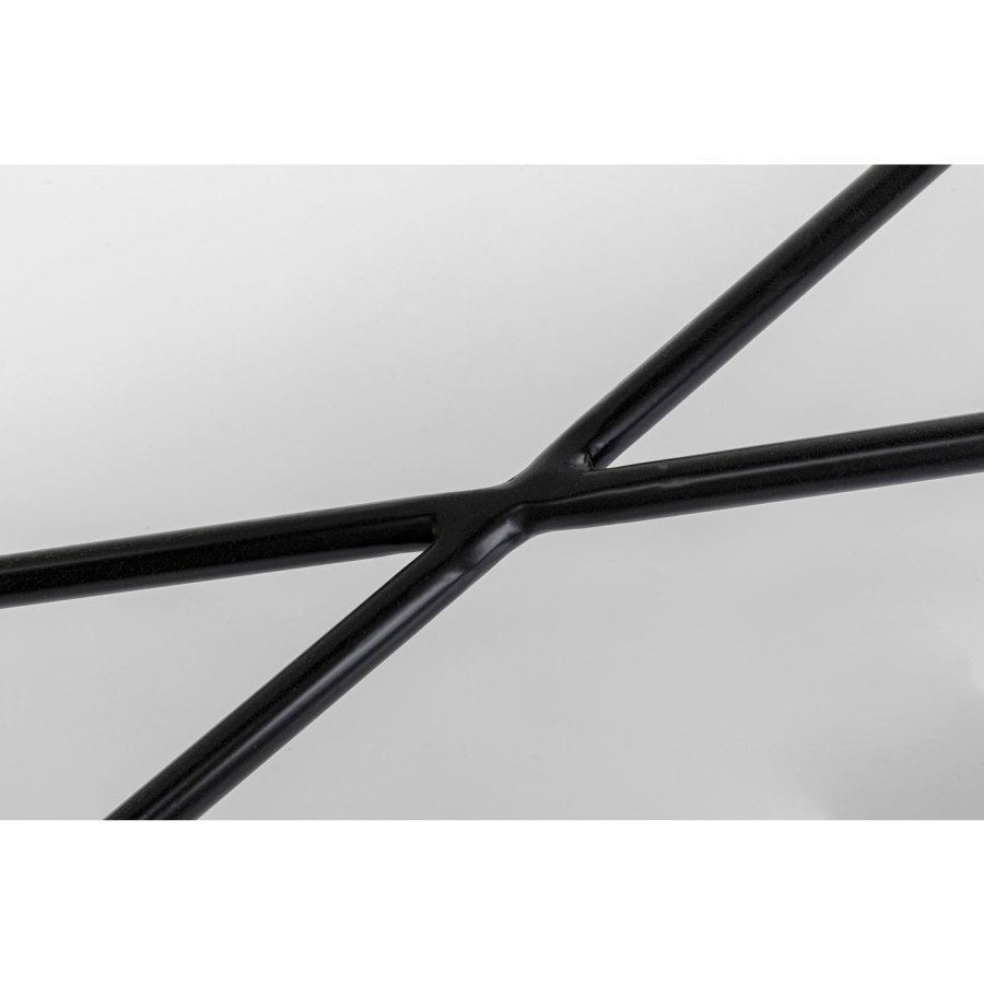 KARE DESIGN oval Glenn konsolbord, m. 2 skuffer - marmor, mangotr og stl (100x32)