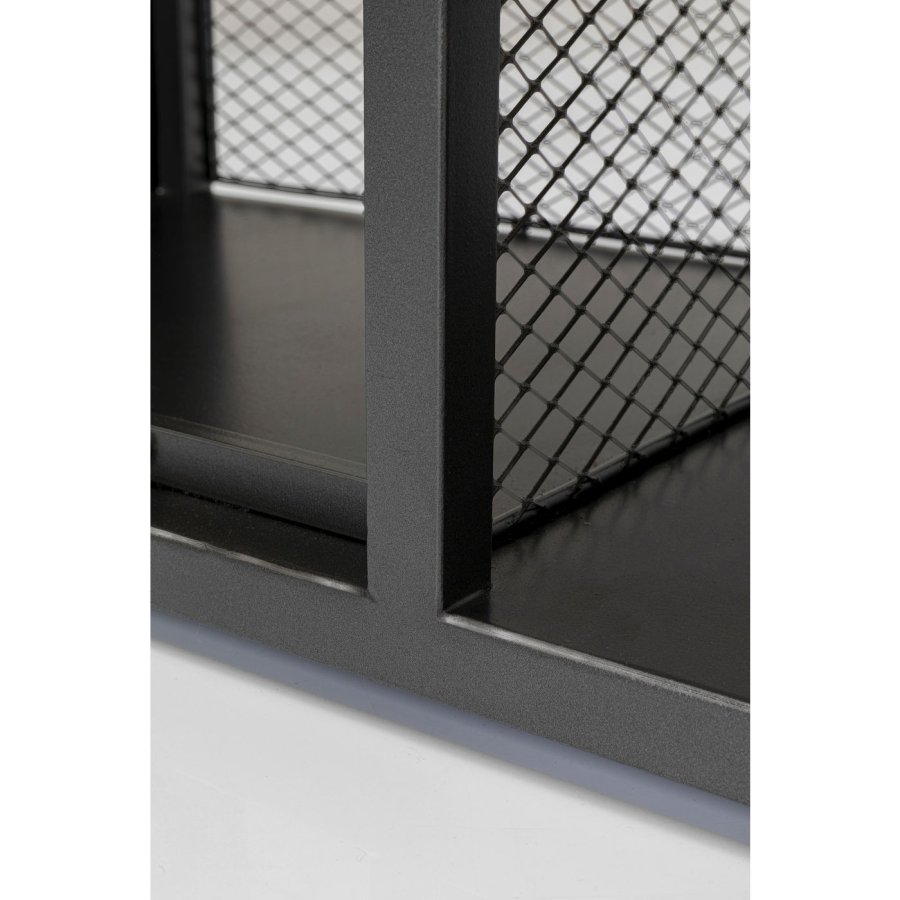 KARE DESIGN Vinoteca fat, med bord, 3 hyller, skuff, holder for glass mm. - stl og solid gran