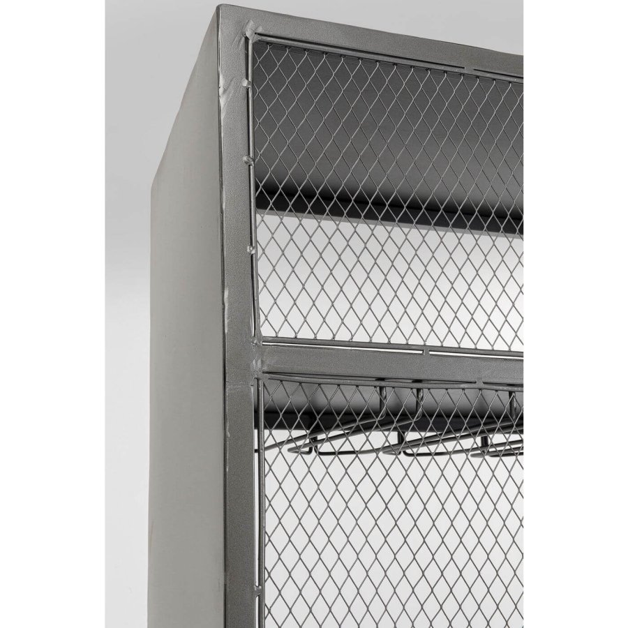 KARE DESIGN Vinoteca fat, med bord, 3 hyller, skuff, holder for glass mm. - stl og solid gran