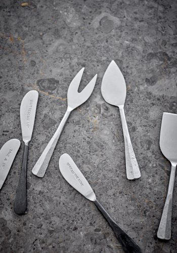 BLOOMINGVILLE Kinnie ostesett, slv, rustfritt stl