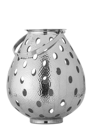 BLOOMINGVILLE Maika lanterne, m. hank - slv aluminium