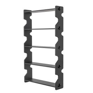 BLOOMINGVILLE Savoya reol, m. 5 hylder - sort fyrretr