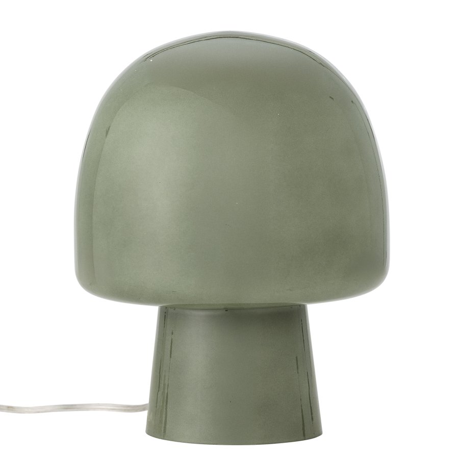 BLOOMINGVILLE Paddy Tischleuchte, Grn, Glas (T20xH26,5 cm)