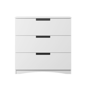 Classic barnbyr, med 3 ldor - vit laminat