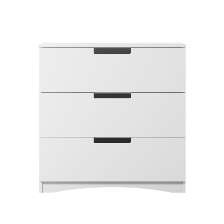 Classic barnbyr, med 3 ldor - vit laminat