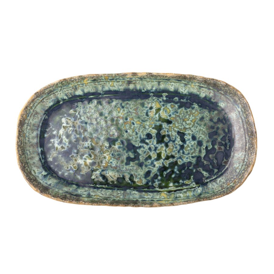 BLOOMINGVILLE Milani serveringsfat, grnn, steinty