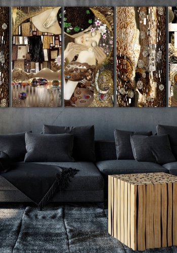 ARTGEIST billede, 5-delt - Together Forever Narrow - Flere strrelser