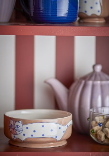 BLOOMINGVILLE Missy Bowl, Braun, Steingut (D14,5xH6 cm, 4er-Set)