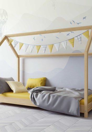 Bella Juniorbett, ohne Matratze - Kiefer natur (180x80)