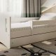 Classic 2 Juniorbett, mit Matratze, Bettgitter, Schublade - weißes Laminat und MDF (180x80)