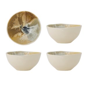 CREATIVE COLLECTION Lacey skl - gul stentj (D15xH8) (st af 4)