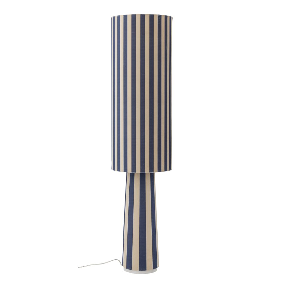BLOOMINGVILLE Emmie Stehlampe, Blau, Polyester (D28xH120 cm)