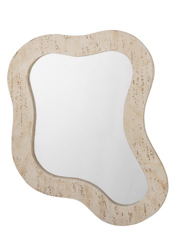 BLOOMINGVILLE Meg veggspeil, naturlig, harpiks