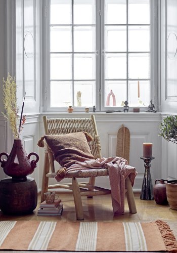 BLOOMINGVILLE Tarun dekorativ vase - brunt steinty (H:35,5)