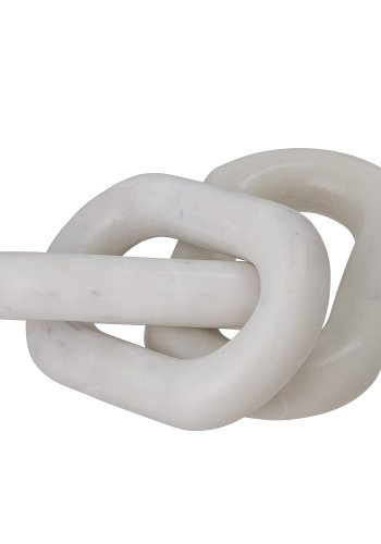 BLOOMINGVILLE Adee Deco, Weiß, Marmor, L13xH2xB4 cm