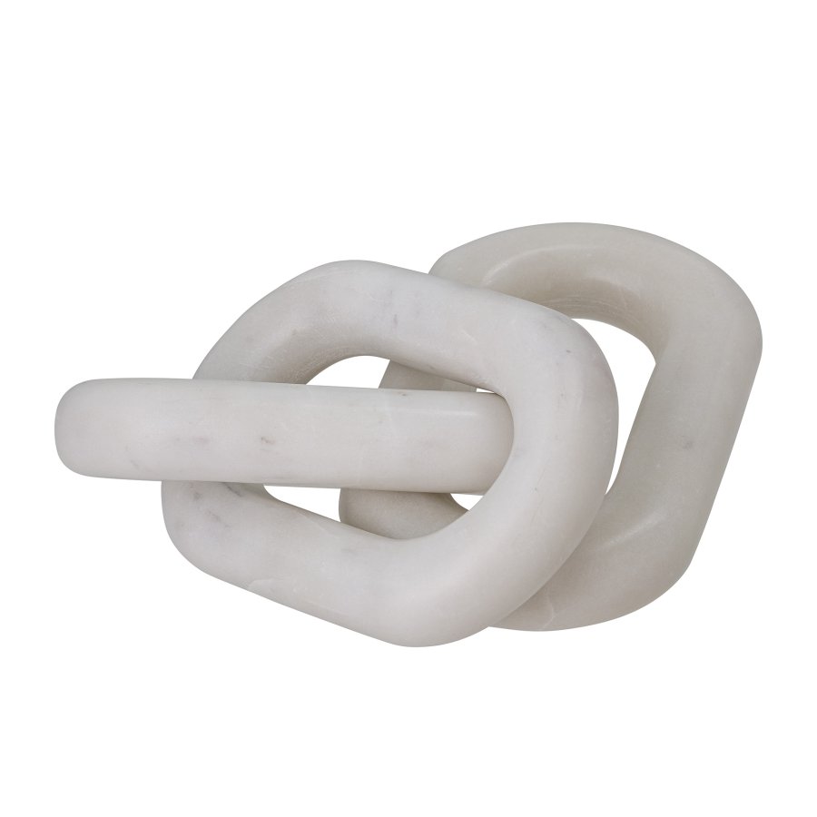 BLOOMINGVILLE Adee Deco, Weiß, Marmor, L13xH2xB4 cm