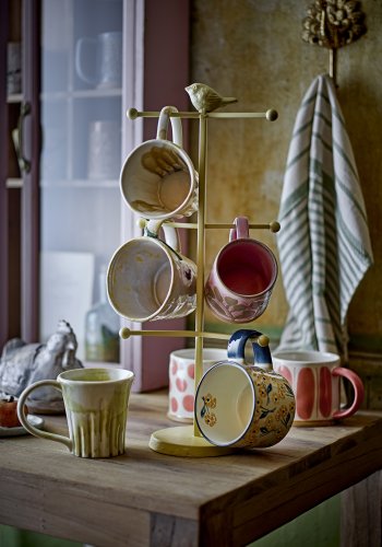 CREATIVE COLLECTION Joseph Becher, Grün, Steingut (T9xH9,5 cm, 4er-Set)