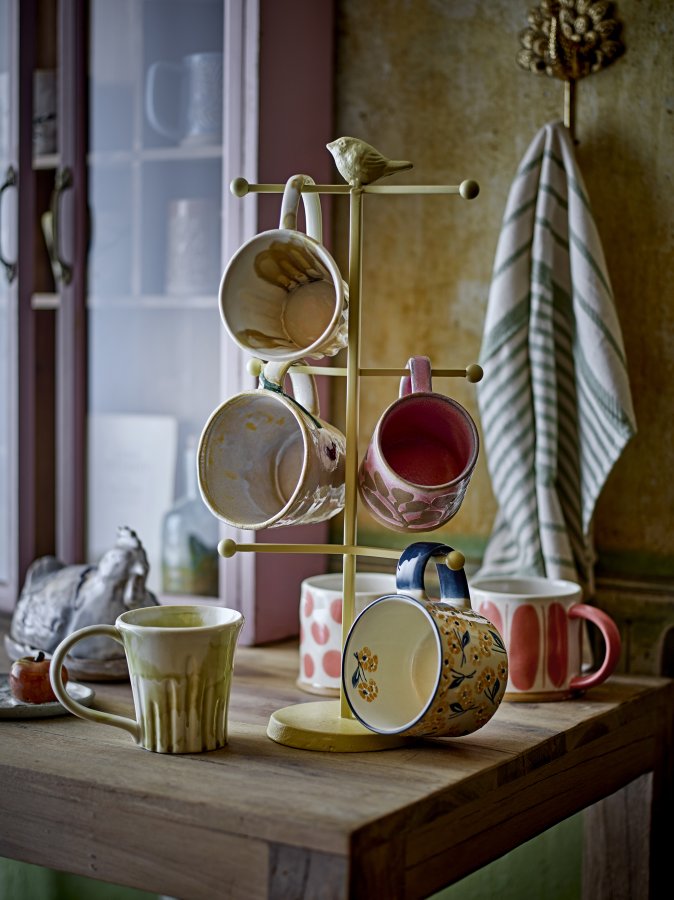 CREATIVE COLLECTION Joseph Becher, Grün, Steingut (T9xH9,5 cm, 4er-Set)