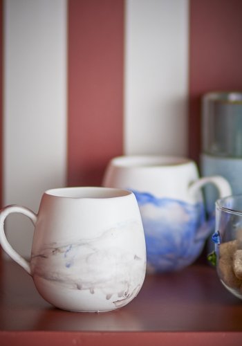 BLOOMINGVILLE Lyre kop, m. hank - brun stentj (D8xH8) (st af 4)