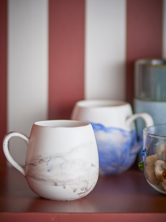 BLOOMINGVILLE Lyre kop, m. hank - brun stentj (D8xH8) (st af 4)