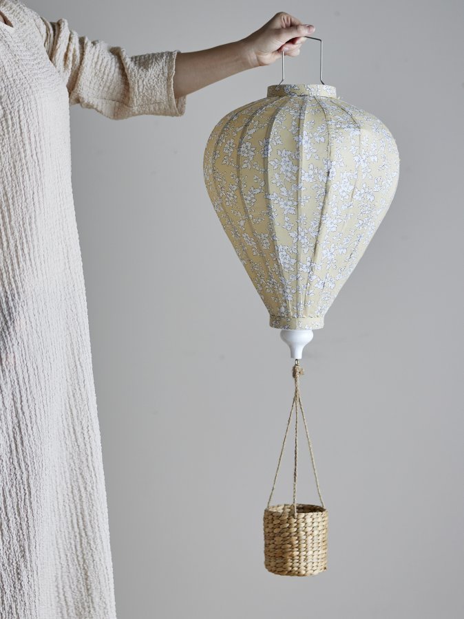 BLOOMINGVILLE MINI Pompkrans, Gul, Polyester