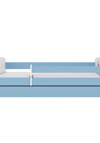 KOCOT KIDS Bett babydreams blue dancer mit Schublade und Matratze 160/80