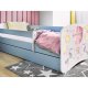 KOCOT KIDS Bett babydreams blue balloon ohne Schublade mit Matratze 160/80