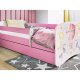 KOCOT KIDS Seng babydreams rosa ballong uten skuff med madrass 140/70