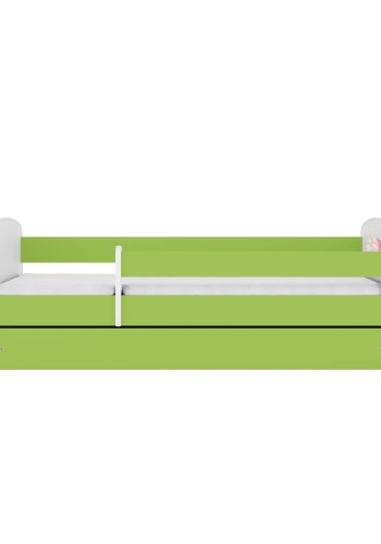 KOCOT KIDS Bett babydreams grüner Ballon ohne Schublade mit Matratze 140/70