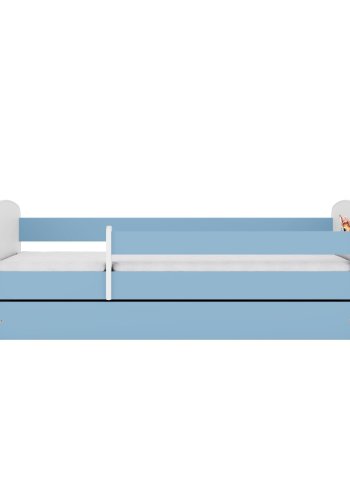 KOCOT KIDS Bett babydreams blue bambi mit Schublade mit Matratze 160/80