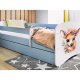 KOCOT KIDS Bett babydreams blue bambi mit Schublade mit Matratze 160/80