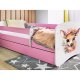 KOCOT KIDS Seng babydreams rosa bambi med skuff med madrass 160/80