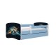 KOCOT KIDS Bett babydreams blue race mit Schublade mit Matratze 180/80