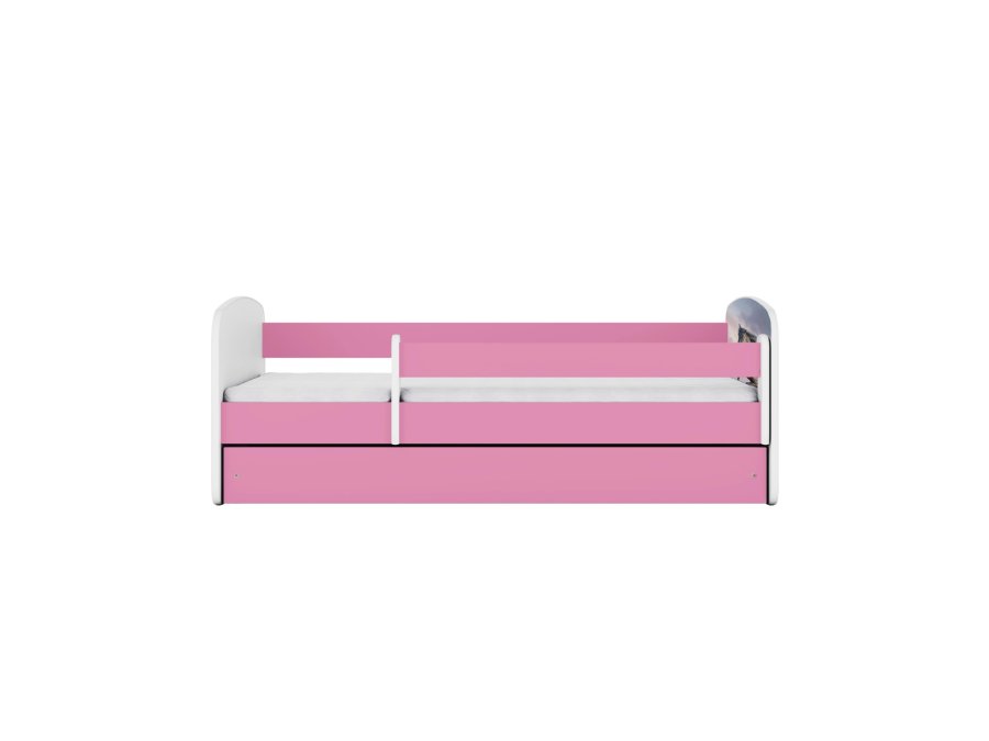 KOCOT KIDS Seng babydreams rosa galopphest uten skuff med madrass 140/70