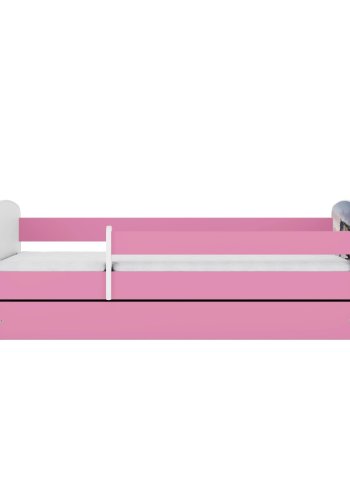 KOCOT KIDS Seng babydreams rosa galopphest med skuff med madrass 140/70