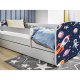 KOCOT KIDS Seng babydreams hvit kosmos med skuff med madrass 160/80
