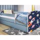 KOCOT KIDS Bett babydreams blue cosmos ohne Schublade mit Matratze 140/70