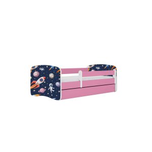 KOCOT KIDS Seng babydreams pink cosmos med skuffe med madras 180/80