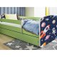 KOCOT KIDS Bett babydreams green cosmos mit Schublade und Matratze 140/70