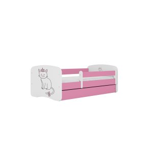 KOCOT KIDS Seng babydreams pink kat uden skuffe med madras 160/80