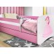 KOCOT KIDS Seng babydreams rosa prinsesse uten skuff med madrass 160/80