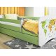 KOCOT KIDS Bett babydreams green map ohne Schublade mit Matratze 180/80