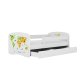 KOCOT KIDS Seng babydreams hvitt kort uten skuff med madrass 180/80