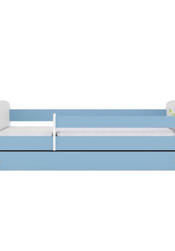 KOCOT KIDS Bett babydreams blau kurz ohne Schublade mit Matratze 160/80