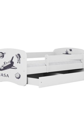 KOCOT KIDS Seng babydreams hvit nasa uten skuff med madrass 160/80