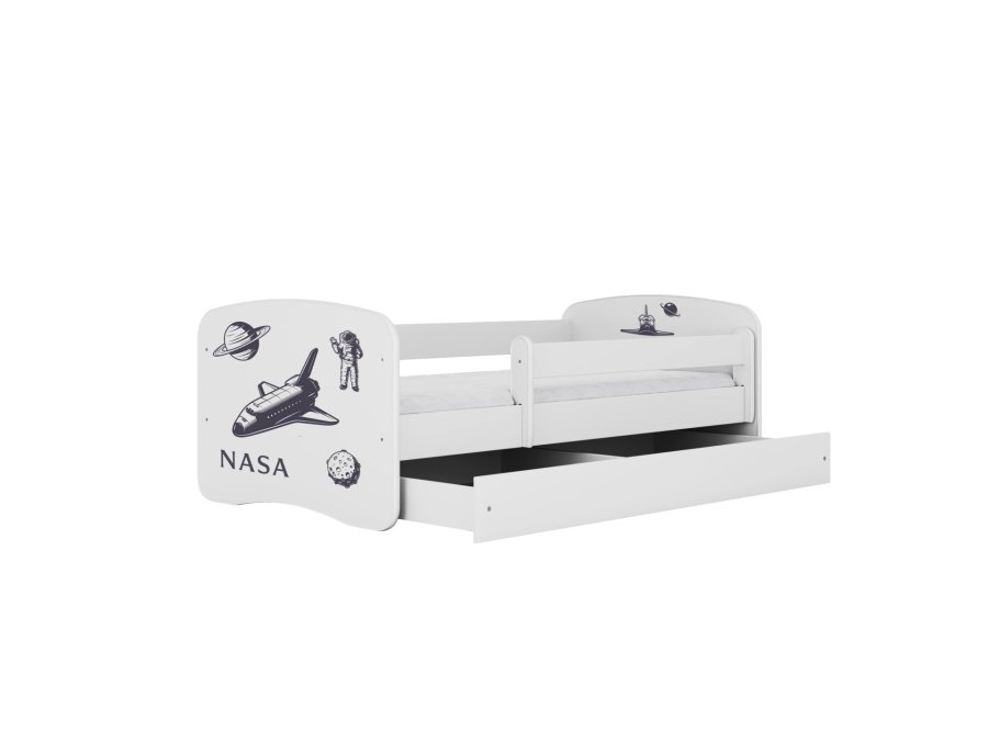 KOCOT KIDS Seng babydreams hvit nasa uten skuff med madrass 160/80