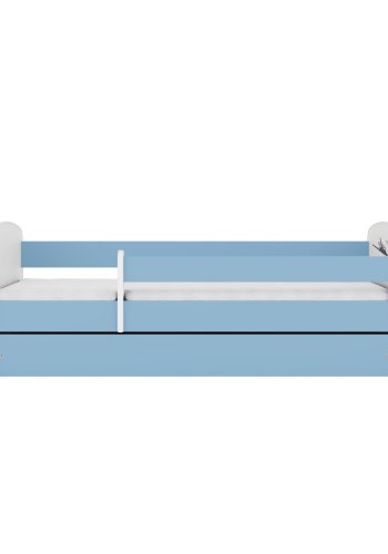 KOCOT KIDS Bett babydreams blue nasa ohne Schublade mit Matratze 160/80